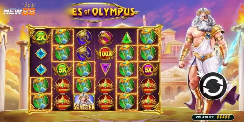 Gates of Olympus tại New88 - Cơ hội thắng lớn cùng các vị thần Olympus 3 Khám phá luật chơi Gates of Olympus từ A đến Z