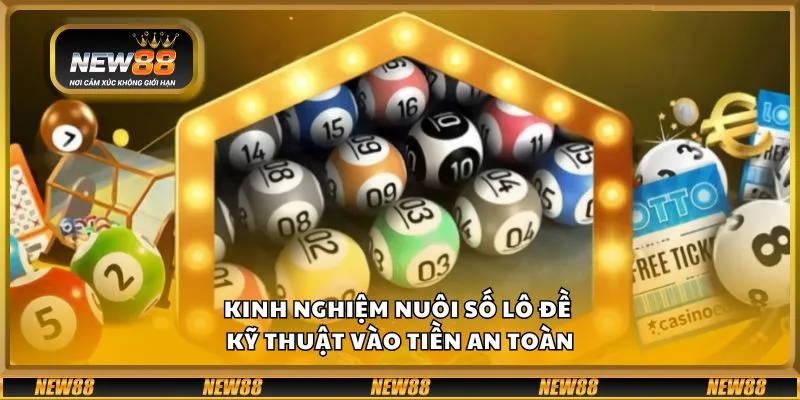 Kinh nghiệm nuôi số lô đề - Kỹ thuật vào tiền an toàn